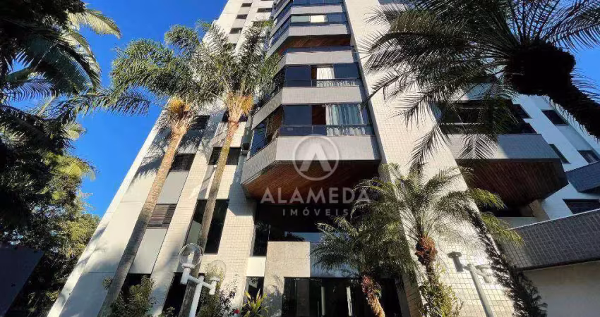 Apartamento com 3 dormitórios à venda, 138 m² por r$ 1.090.000,00 - centro (blumenau) - blumenau/sc