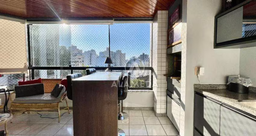 Apartamento com 3 dormitórios à venda, 138 m² por r$ 1.090.000,00 - centro (blumenau) - blumenau/sc