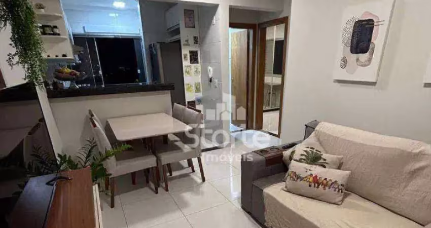 Apartamento de 2/4 com porteira fechada à venda, 49m² por r$ 315.000 - tubalina - uberlândia/mg