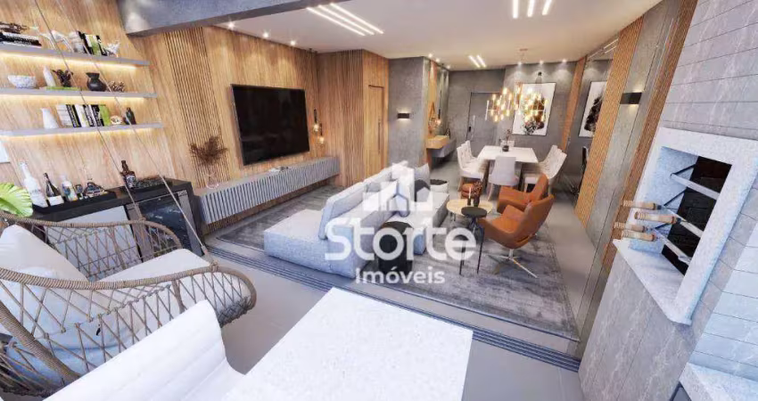 Apartamentos com 3/4 à venda, 86m² e 90m² sendo a partir de r$ 608.900 - santa mônica - uberlândia/mg