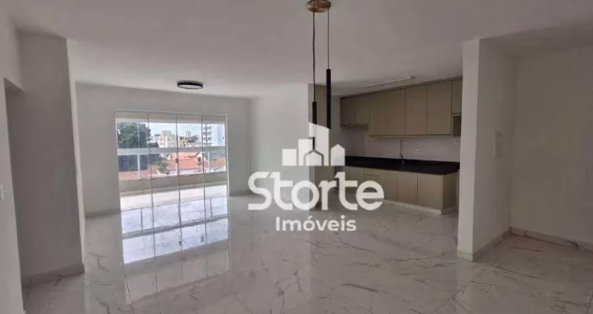 Apartamento com 3 dormitórios para alugar, 112 m² por r$ 4.200/mês - santa mônica - uberlândia/mg