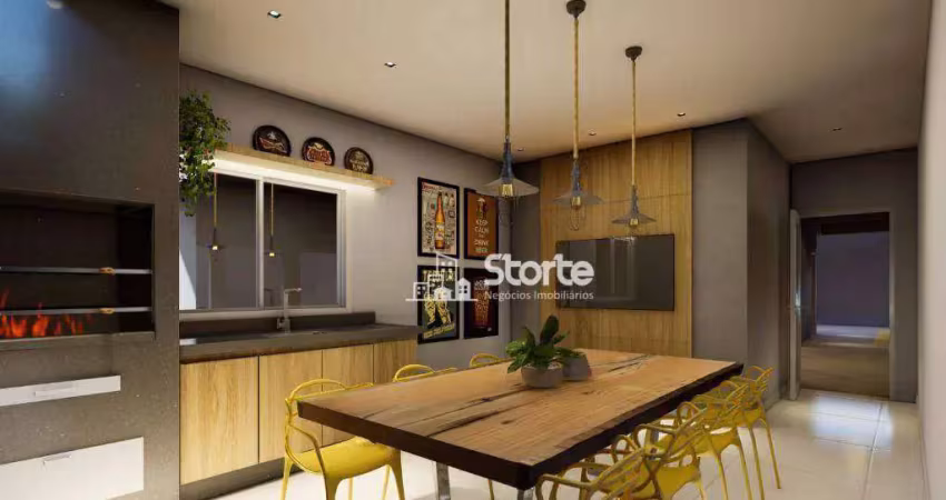 Apartamento com 2 dormitórios à venda, 50 m² por r$ 317.000,00 - novo mundo - uberlândia/mg