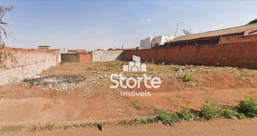Terreno à venda, 500 m² por r$ 320.000,00 - são jorge - uberlândia/mg