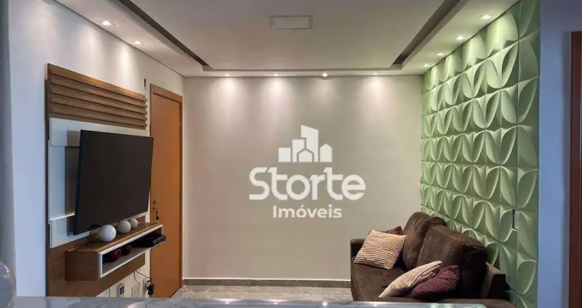 Apartamento com 2 dormitórios à venda, 42 m² por r$ 180.000 - chácaras tubalina e quartel - uberlândia/mg