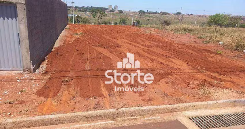 Terreno à venda, 250 m² por r$ 135.000,00 - luizote iv - uberlândia/mg