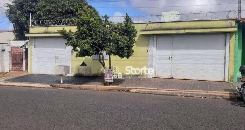 Terreno com 3 casas à venda, 320m² por r$ 780.000 - tibery - uberlândia/mg