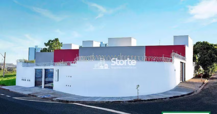 Casas com 2 dormitórios à venda, 51,21m² por r$ 206.000 - shopping park - uberlândia/minas gerais