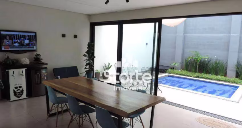 Casa com 4 dormitórios à venda, 210 m² por r$ 1.800.000,00 - condomínio raros alto umuarama - uberlândia/mg