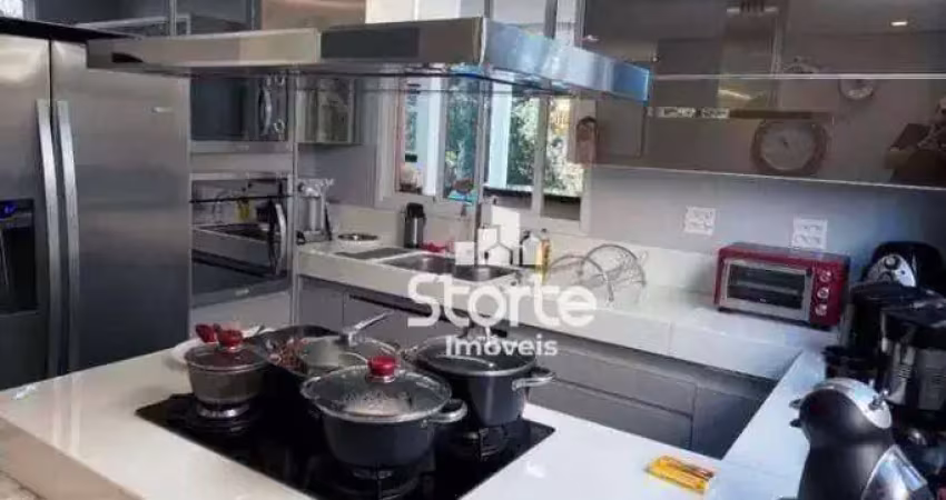 Casa fino acabamento com 4 suítes à venda, 416m² por r$ 3.700.000 - condomínio gávea hill i - uberlândia/mg