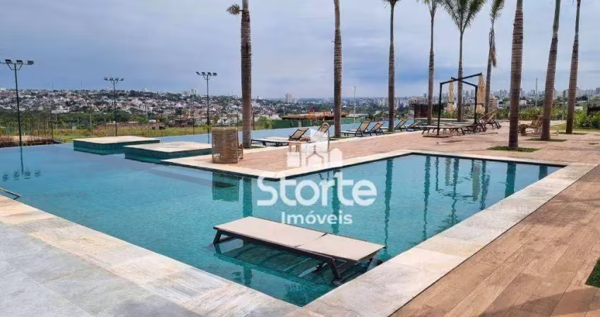 Terreno à venda, 442 m² por r$ 800.000,00 - condomínio tamboré uberlândia - uberlândia/mg