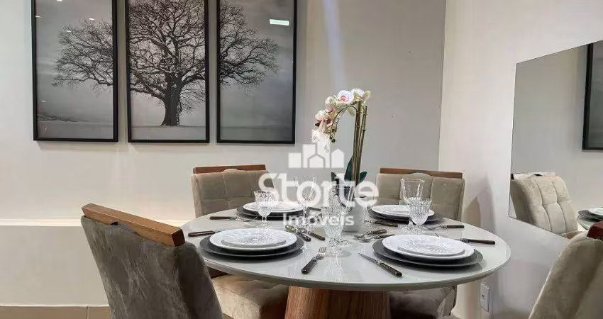 Apartamentos com 2/4 à venda,  52,05m² à 63,17m² sendo a partir de r$ 248.000 - jardim espanha - uberlândia/mg