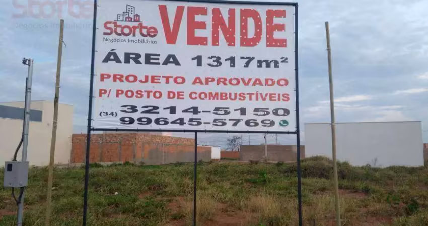 Excelente área à venda, 1.317m² por r$ 1.490.000 - monte hebron - uberlândia/mg