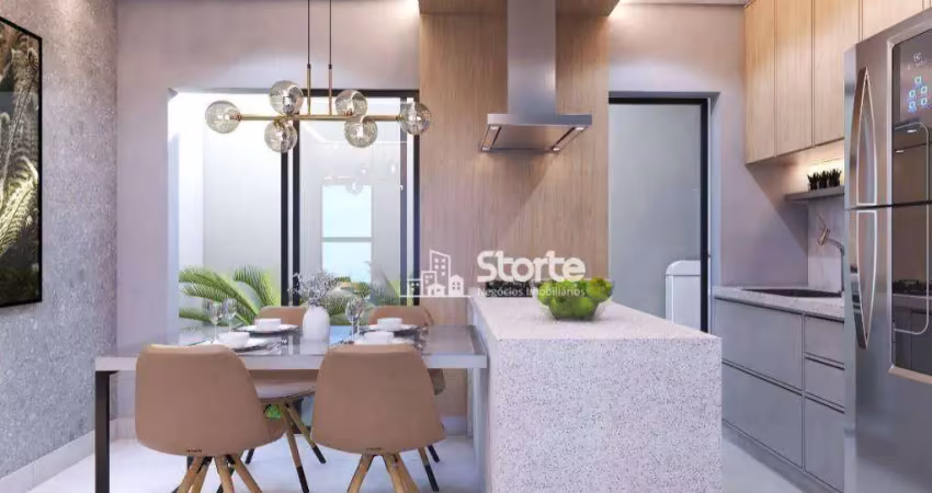 Casas estilo sobrado  com 2 dormitórios à venda, 62 m² por r$ 255.000 - jardim canaã - uberlândia/mg