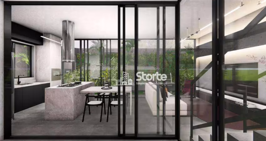 09 casas estilo sobrado com 3 dormitórios à venda, 140m² a partir de r$ 950.000 - itapema sul - uberlândia/mg
