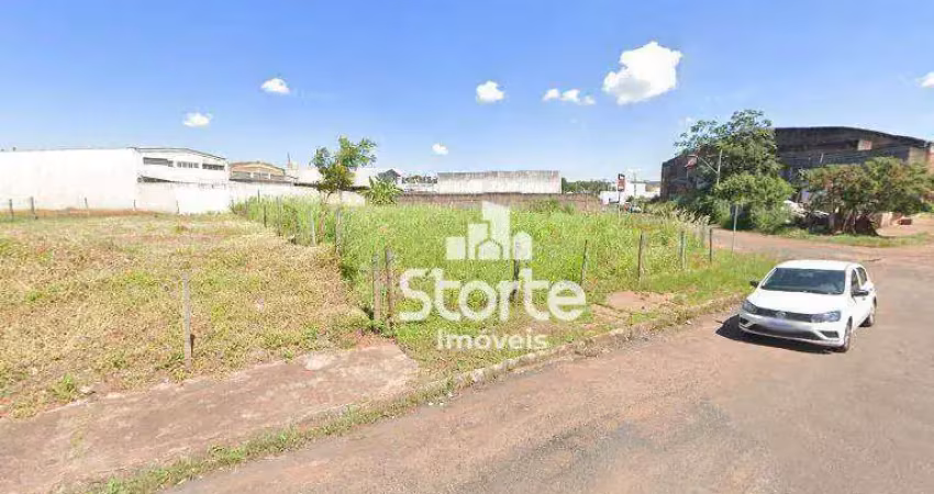 Terreno de esquina à venda, 492m² por r$ 380.000 - daniel fonseca - uberlândia/mg