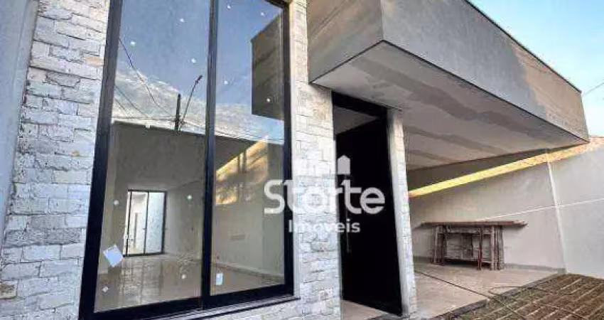 Casa alto padrão  com 3 suítes à venda, 167 m² por r$ 1.100.000 - granada - uberlândia/mg