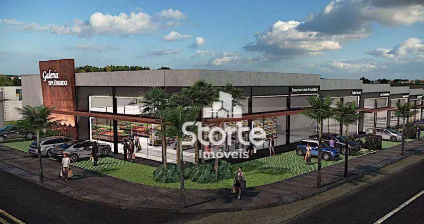 Galpão para alugar, 519 m² por r$ 15.572,70/mês - loteamento splêndido - uberlândia/mg
