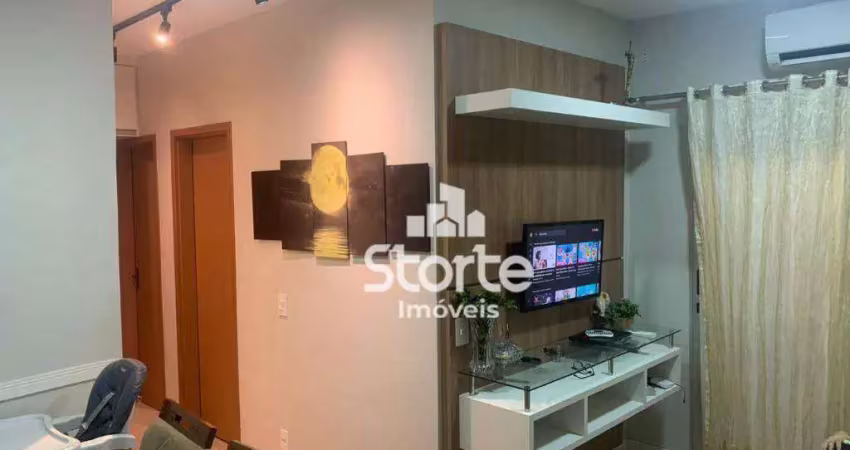 Apartamento com 3 dormitórios à venda, 62m² por r$ 220.000 - jardim holanda - uberlândia/mg