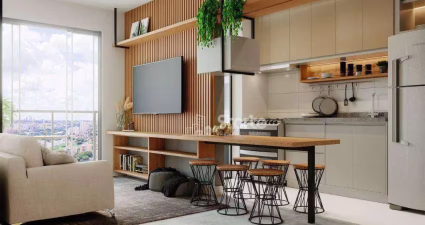 Apartamentos de 2/4 à venda, 51,88m² à 55,54m² sendo a partir de r$ 309.900 - jaraguá - uberlândia/mg