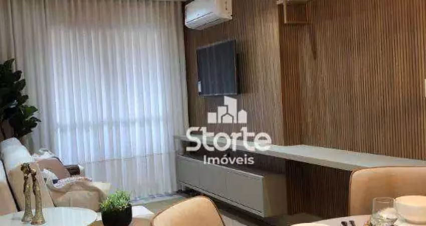 Apartamento com 2 dormitórios à venda, 67m² por r$ 504.374 - santa mônica - uberlândia/mg
