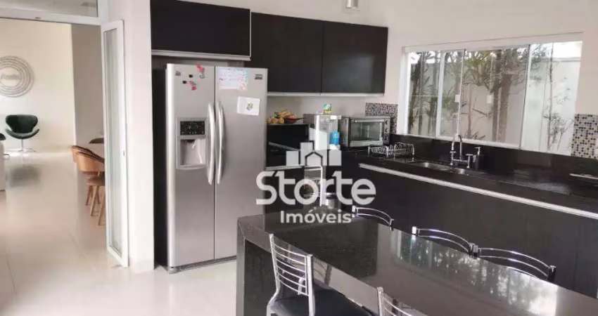 Casa com 3 suítes à venda, 270m² por r$ 1.690.000 - condomínio paradiso ecológico - uberlândia/mg