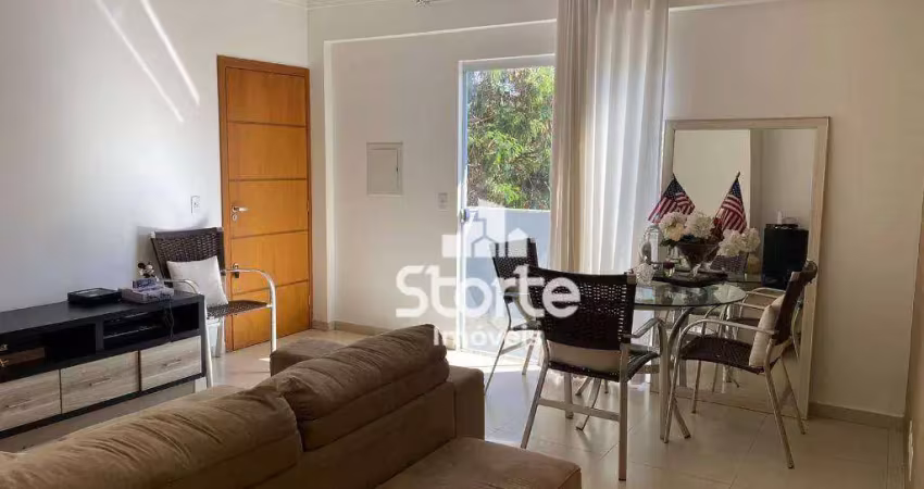 Apartamento com planejados de 3/4 à venda, 76m² por r$ 290.000 - tubalina - uberlândia/mg