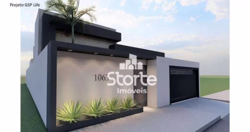 Casa com 3 dormitórios à venda, 120 m² por r$ 650.000,00 - gsp life i - uberlândia/mg