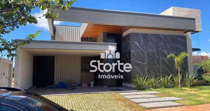 Casa alto padrão com 4 dormitórios à venda, 226 m² por r$ 2.300.000 - condomínio gsp arts uberlândia - uberlândia/mg