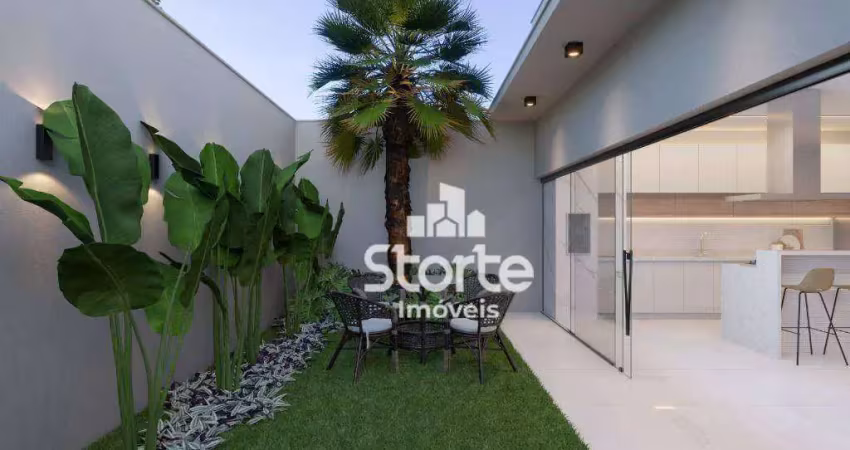 Casa com 3 dormitórios à venda, 150 m² por r$ 680.000,00 - jardim brasília - uberlândia/mg