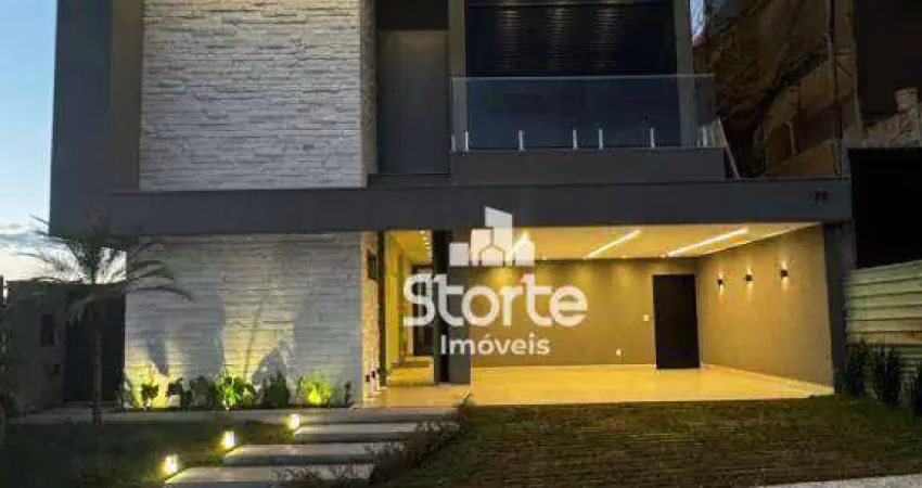 Casa com 3 dormitórios à venda, 293 m² por r$ 3.450.000,00 - condomínio tamboré uberlândia - uberlândia/mg