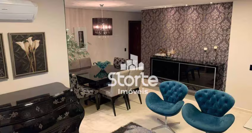 Apartamento alto padrão com 3 suíte à venda, 140 m² por r$ 870.000 - osvaldo rezende - uberlândia/mg