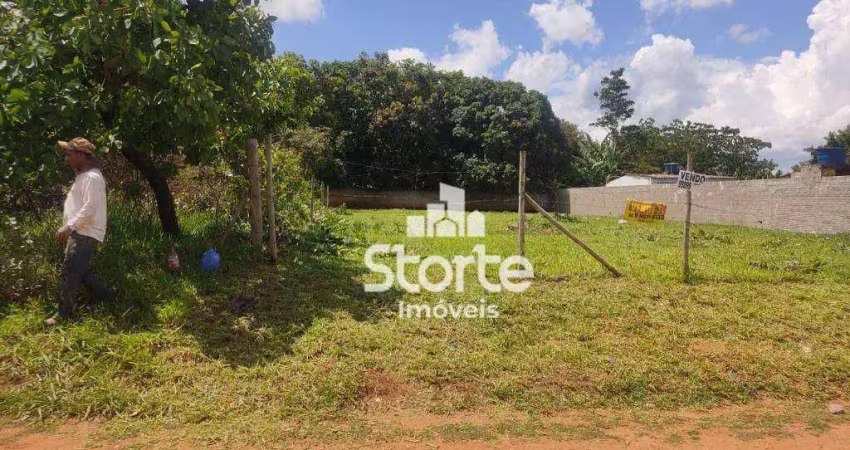Chácara à venda, 1000 m² por r$ 147.000,00 - morada nova - uberlândia/mg