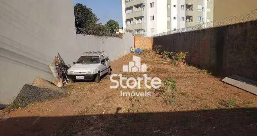 Terreno à venda, 311m² por r$ 330.000 - presidente roosevelt - uberlândia/mg