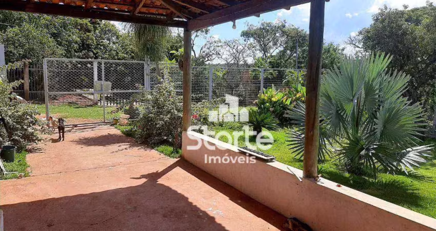 Chácara com 3 dormitórios à venda, 1000 m² por r$ 290.000,00 - chácara douradinho - uberlândia/mg