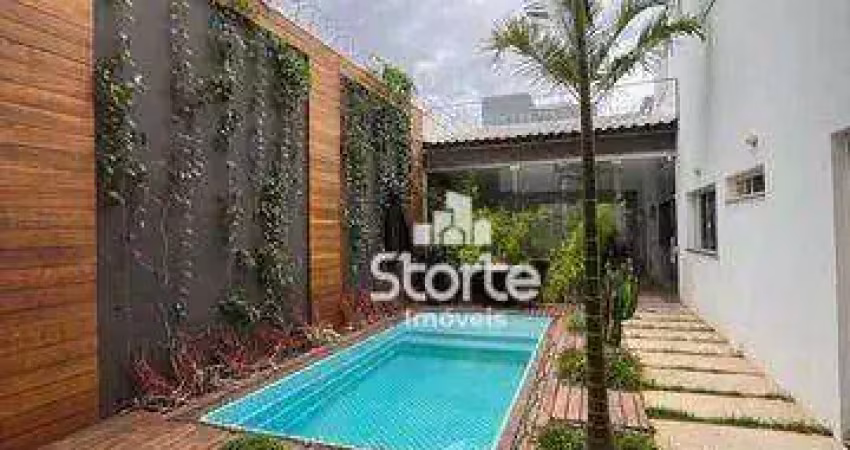 Sobrado alto padrão com 3/4 à venda, 242m² por r$ 950.000 - portal do vale ii - uberlândia/mg