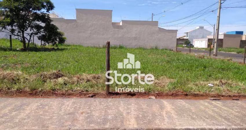 Terreno de contra esquina à venda, 250m² por r$ 250.000 - bosque dos buritis - uberlândia/mg