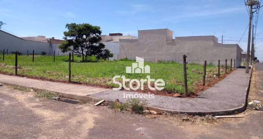 Terreno de esquina à venda, 250m² por r$ 280.000 - bosque dos buritis - uberlândia/mg