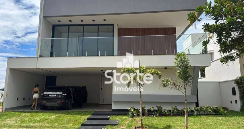 Excelente casa com 4 dormitórios à venda, 300 m² por r$ 2.700.000 - condomínio alphaville 1 - uberlândia/mg