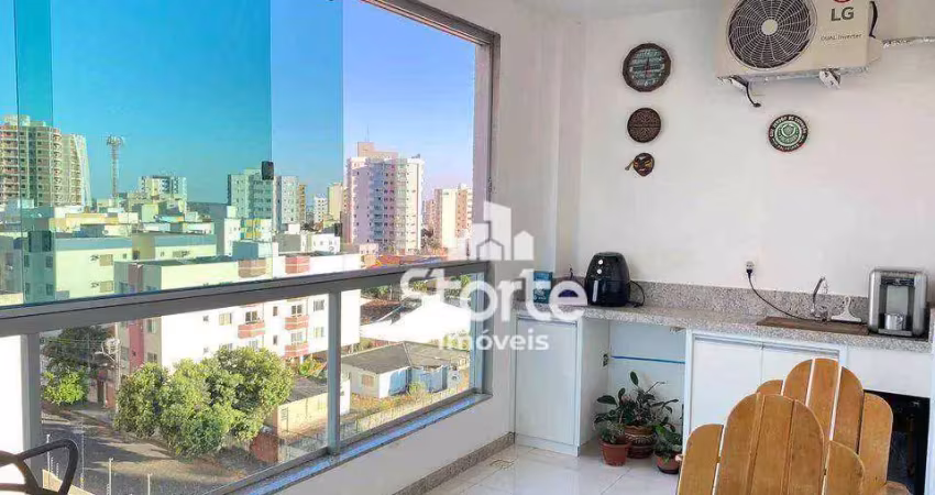 Apartamento com 4/4 à venda, 110m² por r$ 895.000 - jardim finotti - uberlândia/mg