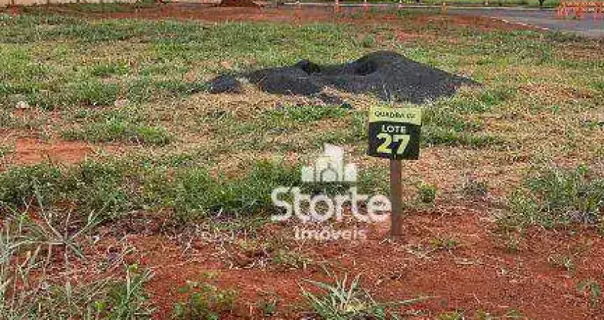 Terreno à venda, 272 m² por r$ 345.000,00 - condomínio boulevard umuarama - uberlândia/mg