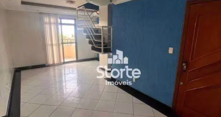 Cobertura duplex com 4/4 à venda, 296m² por r$ 850.000 - brasil - uberlândia/mg