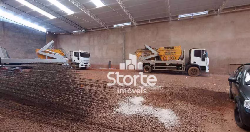 Galpão para alugar, 1300 m² por r$ 22.000,00/mês - distrito industrial - uberlândia/mg
