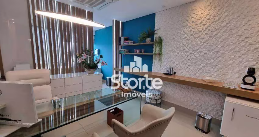 Maravilhosa sala toda equipada e planejada à venda, 25m² por r$ 650.000 - jardim karaíba - uberlândia/mg