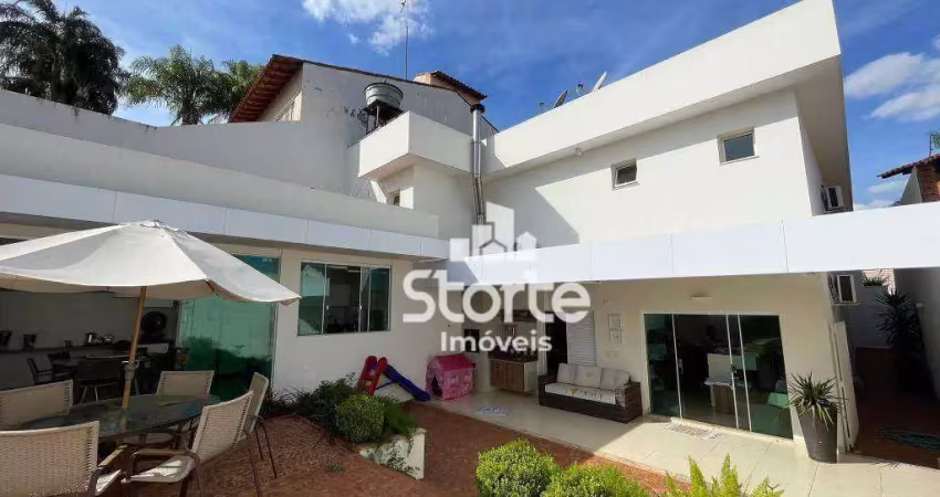 Sobrado alto padrão com 4 dormitórios, 522,18m² por r$ 2.200.000 - tabajaras - uberlândia/mg