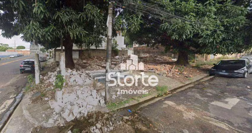 Terreno de esquina e na avenida à 100m da prefeitura, 360m² por r$ 730.000 - santa mônica - uberlândia/mg