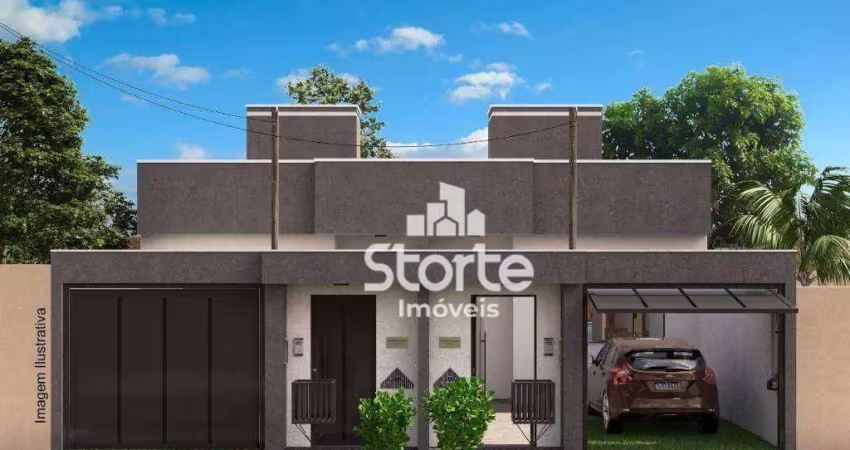 Casas com 2 dormitórios à venda, 65m² por r$ 370.000 - verde vida (novo mundo) - uberlândia/mg