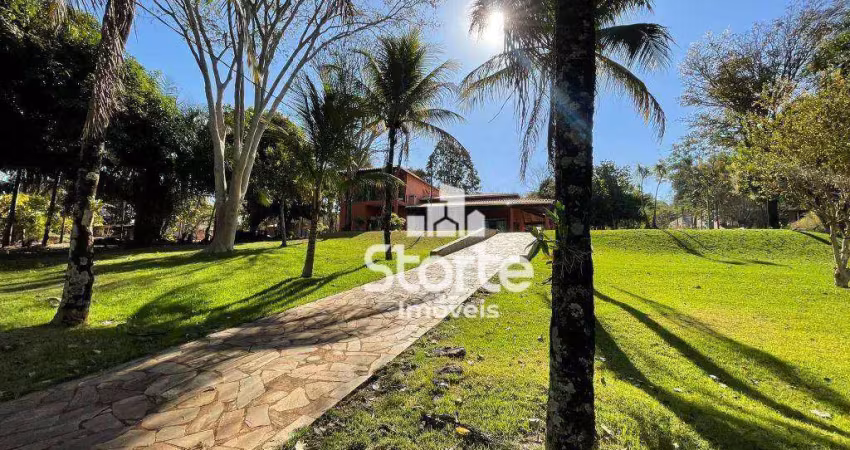 Belíssimo rancho na beira d'água à venda com 6.000m² por r$ 2.200.000 - miranda iv sentido tapuirama - uberlândia/mg