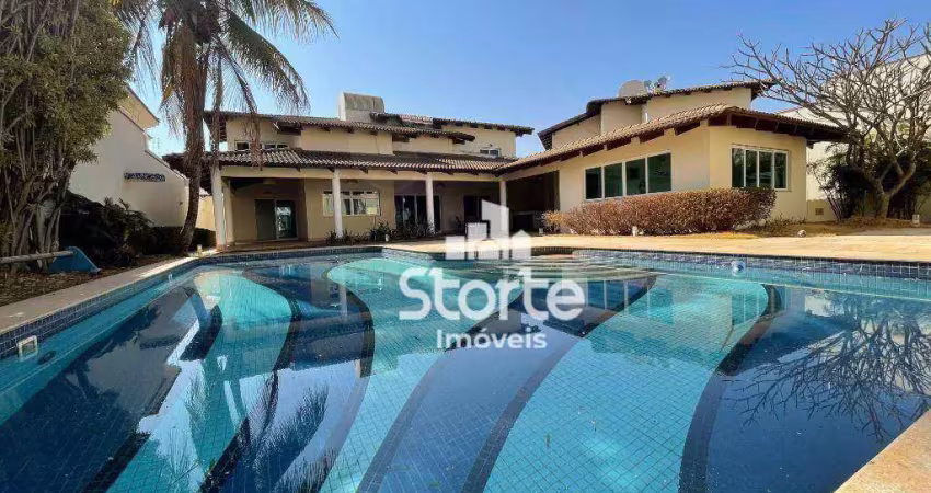Casa com 4 dormitórios à venda, 581 m² por r$ 3.000.000,00 - cidade jardim - uberlândia/mg