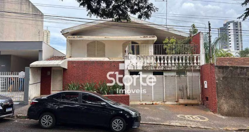 Casa comercial estilo sobrado à venda, 215,60m² por r$ 750.000 - tabajaras - uberlândia/mg