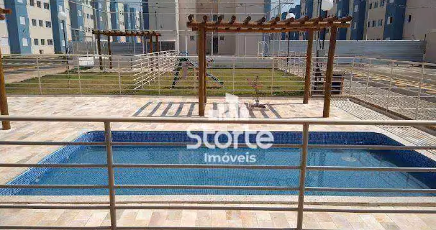 Apartamento térreo com 2 dormitórios à venda, 45 m² por r$ 160.000 - jardim holanda - uberlândia/mg